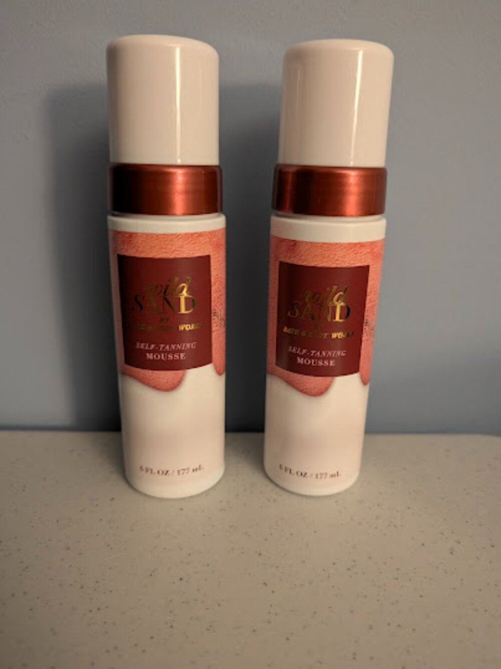 Set of 2 B&BW Wild Sand Self-Tanning Mousse 6 fl oz each - NEW